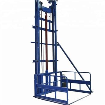 Jednostrani hidraulični vodič željeznički teretni lift