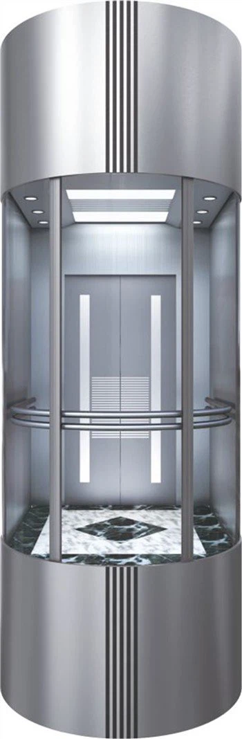 Elevator hotela od nehranjivog čelika i stakla
